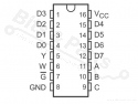 IC 74HC151 8-Line to 1-Line data selectors/multiplexers